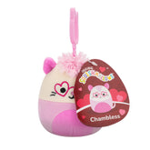 CHAMBLESS - 3.5" Clip Valentines Day Squishmallow Plush