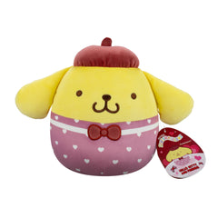 Hello Kitty + Pompompurin PAIR (SET of 2) - 8" V-Day Squishmallow Plush