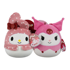 My Melody & Kuromi PAIR (SET of 2) - 8" V-Day Squishmallow Plush