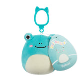 ROBERT Aqua Frog - 3.5" CLIP Squishmallow Plush
