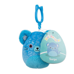 SARGE Blue Jaguar - 3.5" CLIP Squishmallow Plush