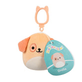 DRELLA Peach Dog - 3.5" CLIP Squishmallow Plush
