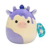 BENITO Blueberry Cow - 7.5" Squishmallow Plush