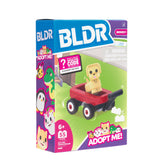 DOG + Wagon - Adopt Me Squishmallow BLDR - 2" Buildable Figure