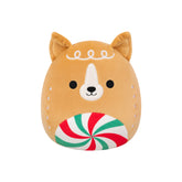 LOUIS Brown Corgi Gingerbread Cookie - 5" Squishmallow Plush