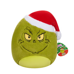 The GRINCH with Santa Hat- 12" Fuzzamallow Squishmallow Plush