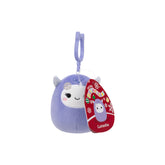 LUNASHA Purple Yeti - 3.5" CLIP Holiday Squishmallow Plush