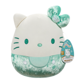 TEAL - 8" HELLO KITTY 50Th VELVET Bows - SANRIO SQUISHMALLOWS