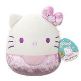 PURPLE - 8" HELLO KITTY 50Th VELVET Bows - SANRIO SQUISHMALLOWS