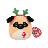 PRINCE Brown Pug - 7.5" Holiday A Squishmallow Plush