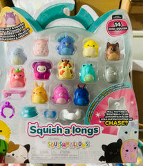 Squish-A-Longs By Squishmallows - 14 Pack (as pictured Peacock pack)