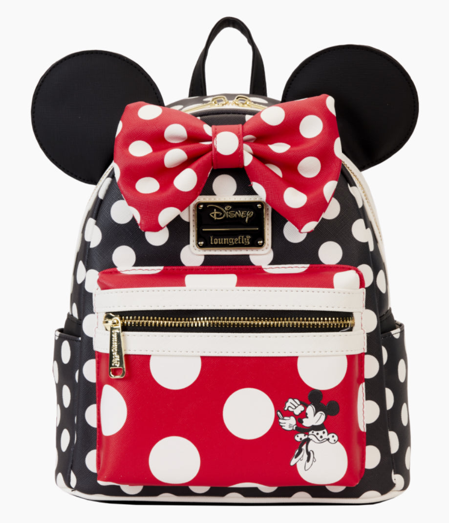 Loungefly Disney - Minnie Rocks The Dots Classic Mini Backpack
