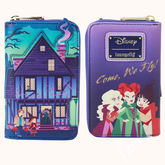 Loungefly Hocus Pocus - Sanderson Sisters' House Glow Zip Around Wallet