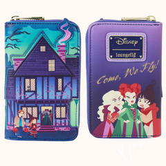 Loungefly Hocus Pocus - Sanderson Sisters' House Glow Zip Around Wallet