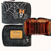 Loungefly Disney - Minnie Mouse Spider Glow Accordion Wallet