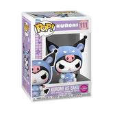 Hello Kitty - Kuromi as Baku Flocked Pop! Vinyl