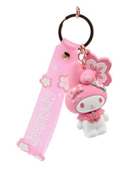My Melody - Keychain w/hand strap - Sakura