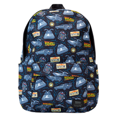 Loungefly Back to the Future - 40th Anniversary Nylon Full-Size Backpack