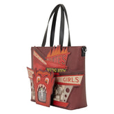 Loungefly Beetlejuice - Beetlejuice Inferno Room Tote Bag with Coin Bag