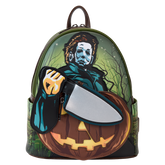 Loungefly Halloween - Michael Myers Pumpkin Glow Mini Backpack (with Coin Bag)
