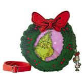 Loungefly Dr Seuss - Dr. Seuss' How the Grinch Stole Christmas! Wreath Crossbody