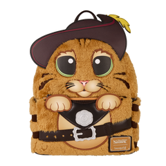 Loungefly Shrek - Puss In Boots Cosplay Faux Fur Mini Backpack