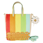 Loungefly Good Luck Trolls - Trolls with Faux Fur Tote Bag & Detachable Coin Bag