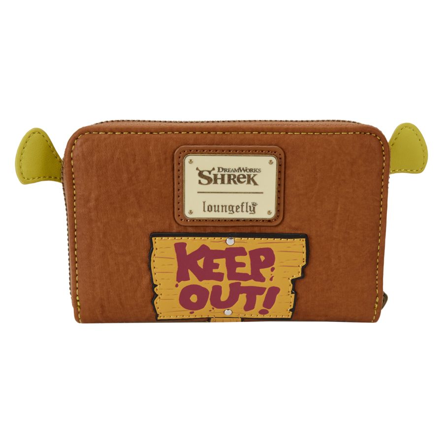 Loungeflly Shrek - Keep Out Cosplay Zip Wallet