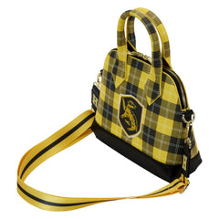 Loungefly Harry Potter - Hufflepuff Patch Varsity Plaid Crossbody Bag