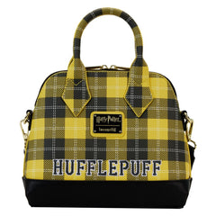 Loungefly Harry Potter - Hufflepuff Patch Varsity Plaid Crossbody Bag