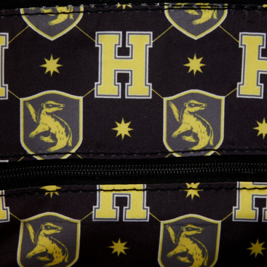 Loungefly Harry Potter - Hufflepuff Patch Varsity Plaid Crossbody Bag