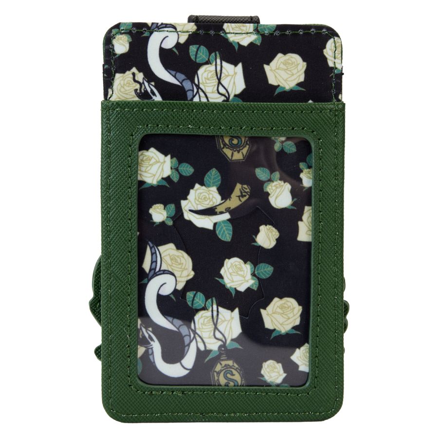 Loungefly Harry Potter - Slytherin House Floral Tattoo Cardholder