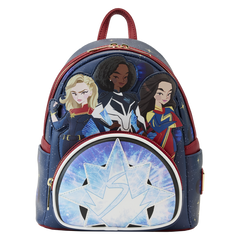 Loungefly The Marvels (2023) - Group Symbol Glow Mini Backpack
