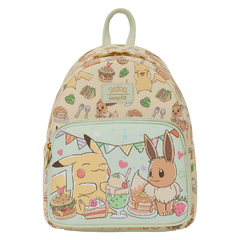 Loungefly Pokemon – Pikachu & Ev Food Collection Mini Backpack