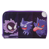 Loungefly Pokemon - Gengar Evolution Zip Around Wallet