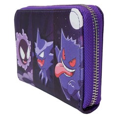 Loungefly Pokemon - Gengar Evolution Zip Around Wallet