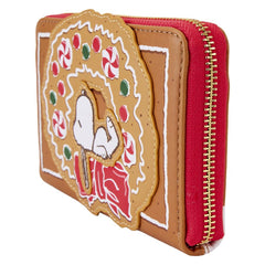 Loungefly Peanuts - Snoopy Gingerbread Wreath Scented Zip Around Wallet