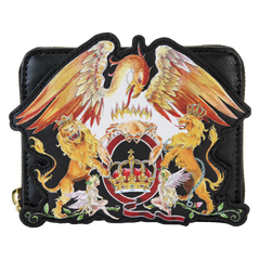 Loungefly Queen - Logo Crest Zip Around Wallet
