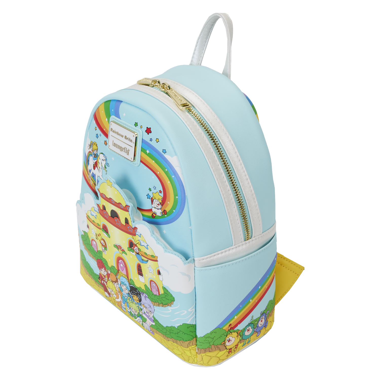 Loungefly Rainbow Brite - Castle Group Mini Backpack