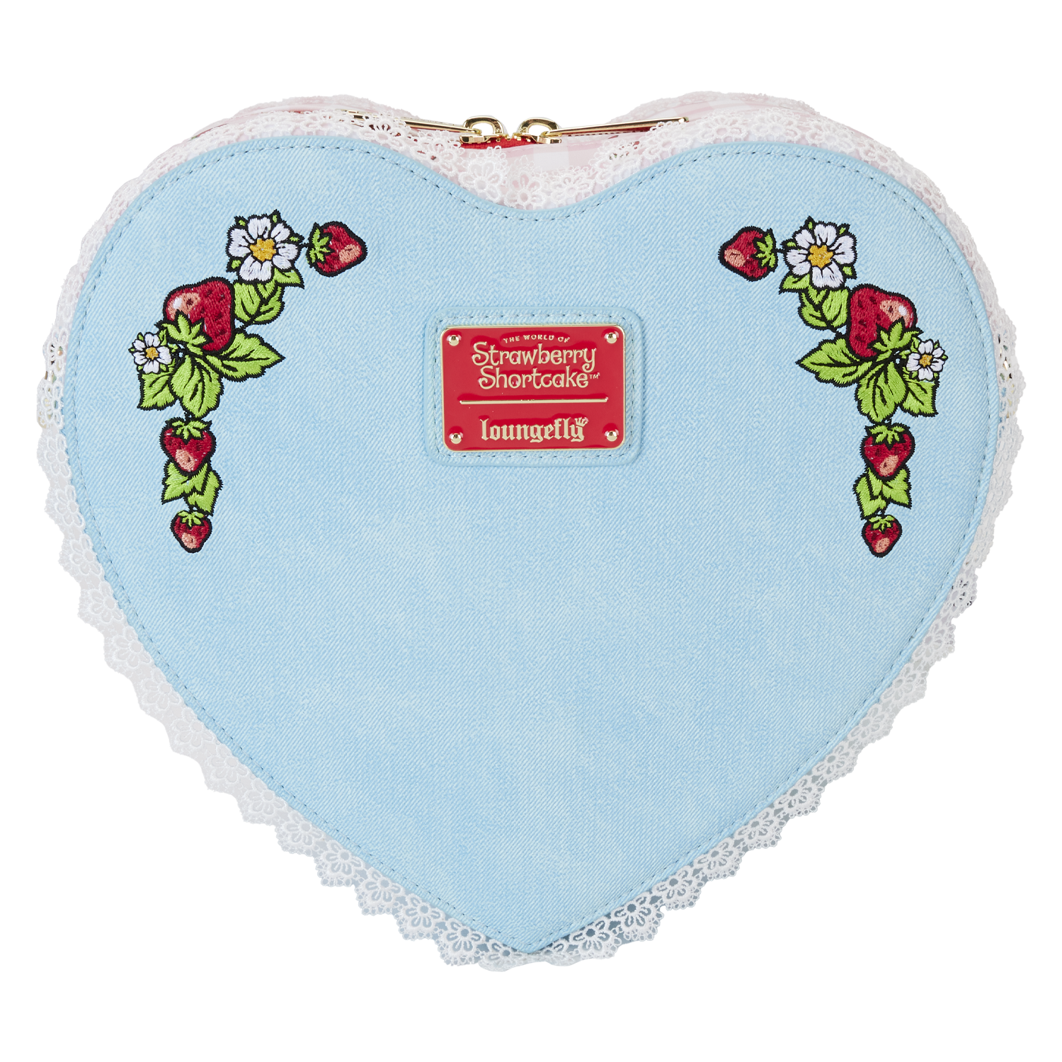 Loungefly Strawberry Shortcake - Denim Heart Crossbody