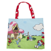 Loungefly Smurfs - Village Life Canvas Tote