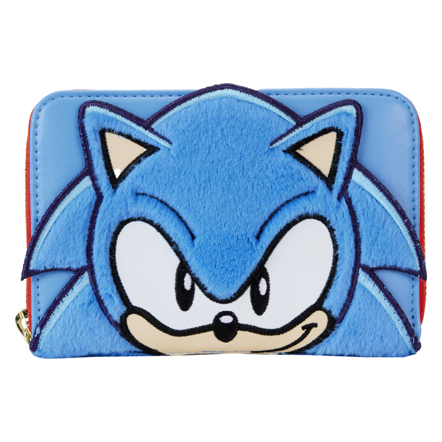 Loungefly Sonic The Hedgehog - Classic Cosplay Plush Zip Around Wallet