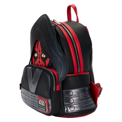 Loungefly Star Wars: The Phantom Menace 25th Anniversary - Darth Maul with Hood Mini Backpack