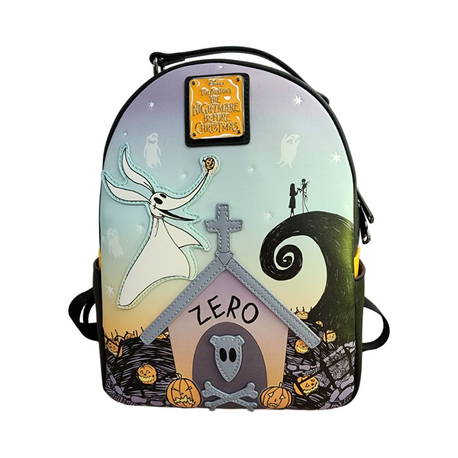 Loungefly Nightmare Before Christmas - Zero Graveyard US Exclusive Mini Backpack