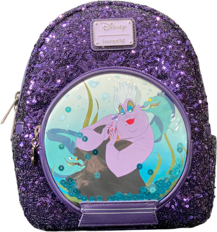 Loungefly Disney Villains Ursula Snowglobe M Backpack Bemine