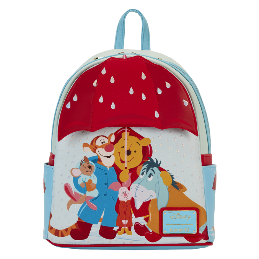 Loungefly Winnie The Pooh Pooh Friends Rainy Day Mini Backpack