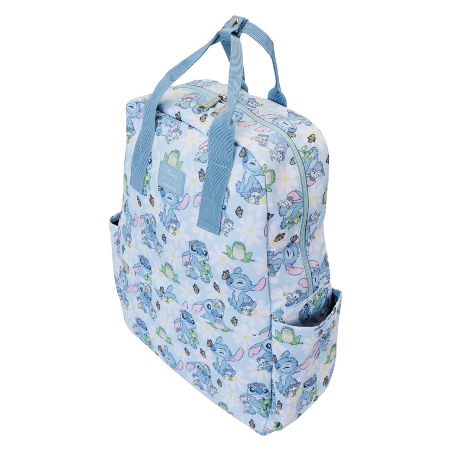 Loungefly Lilo & Stitch - Springtime Stitch All-Over-Print Full Backpack