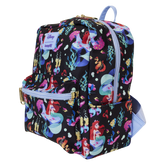 Loungefly The Little Mermaid (1989) 35th Anniversary - Life Is The Bubbles Nylon Backpack