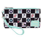 Loungefly Disney - Mickey & Minnie Date Diner AOP Nylon Wristlet
