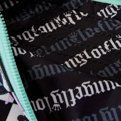 Loungefly Disney - Mickey & Minnie Date Diner AOP Nylon Wristlet